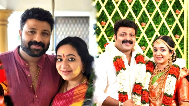 actress chandra lakshman and tosh wedding anniversary