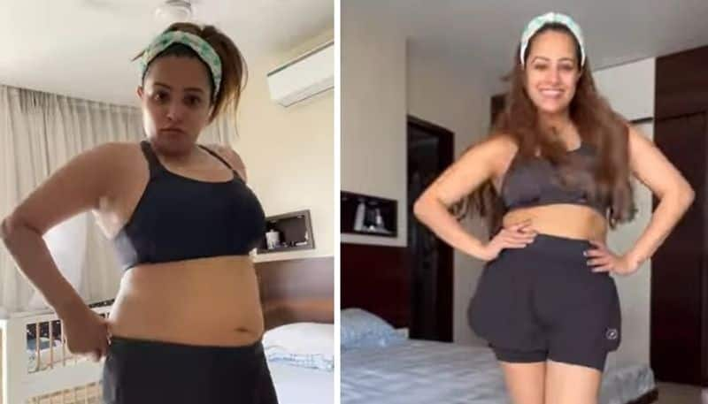 anita hassanandani shares video of her transformation after delivery 