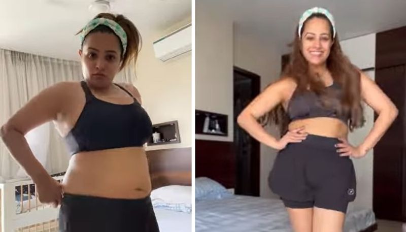 anita hassanandani shares video of her transformation after delivery 