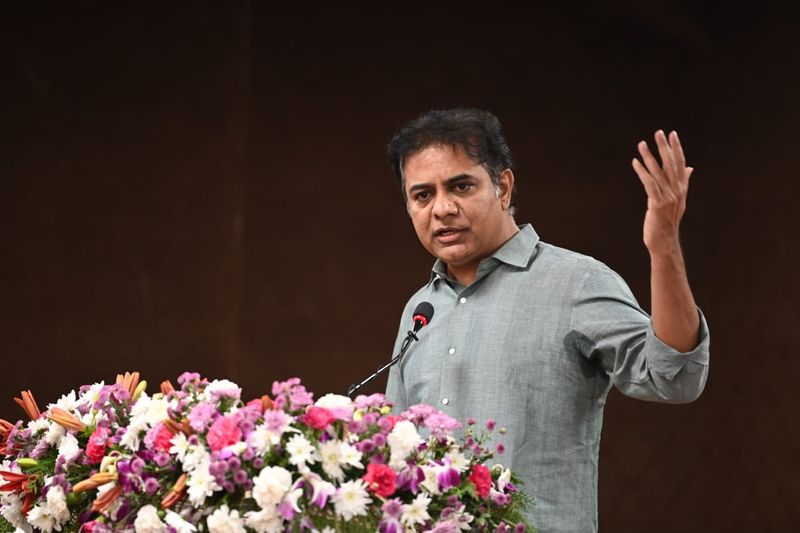 Minister KTR's public meeting at Hanmakonda on May 5. Chief Whip Vinay Bhaskar inspected the arrangements RMA