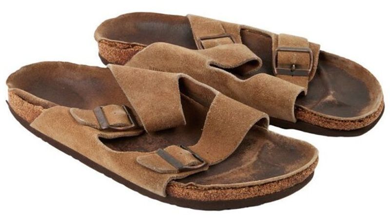 Apple co founder s Steve Jobs ragged sandals go up for auction details here gcw