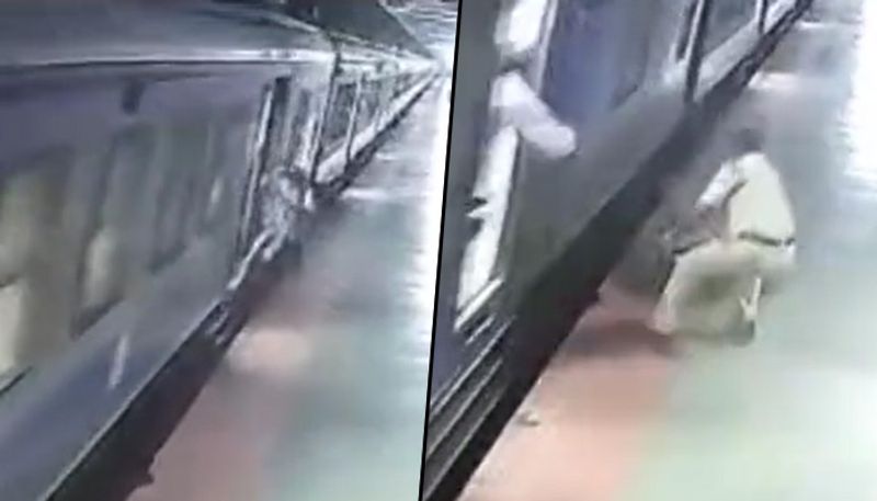 Kerala RPF official saves girl from being crushed under moving train ...