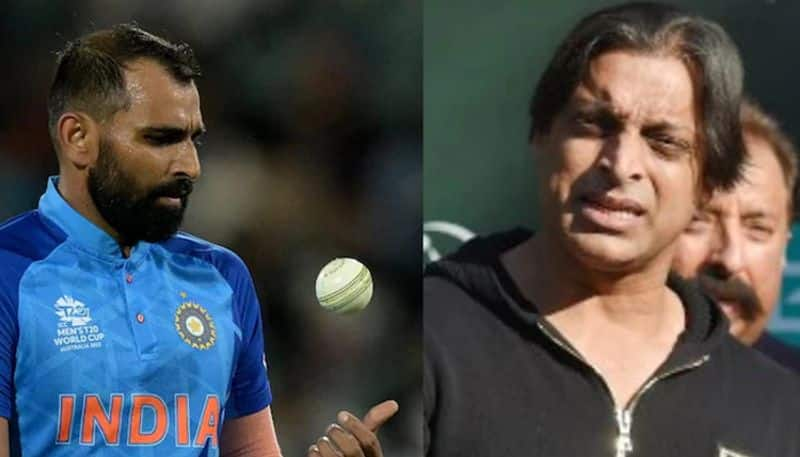 Mohammad Shami fitting replay to Shoaib Akhtar after loss against England in T20WC