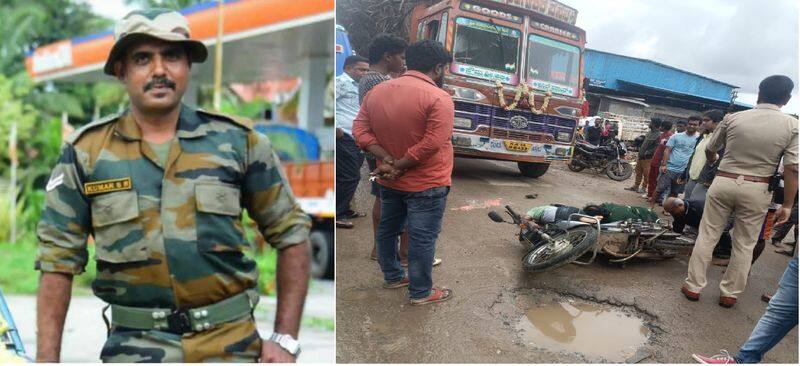 Soldier died road Pothole not an enemy bullet Sat