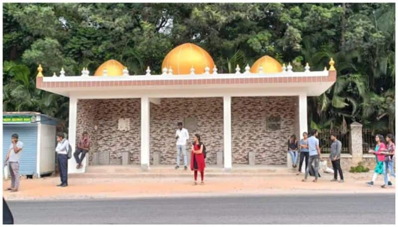 Mysuru public bus shelters architecturally appear like mosques MP Pratap Simha threatened to Demolish news Hour video ckm