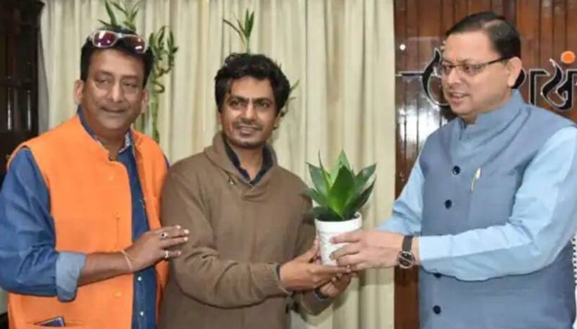 Uttarakhand CM Pushkar Singh Dhami felicitated Nawazuddin Siddiqui- report
