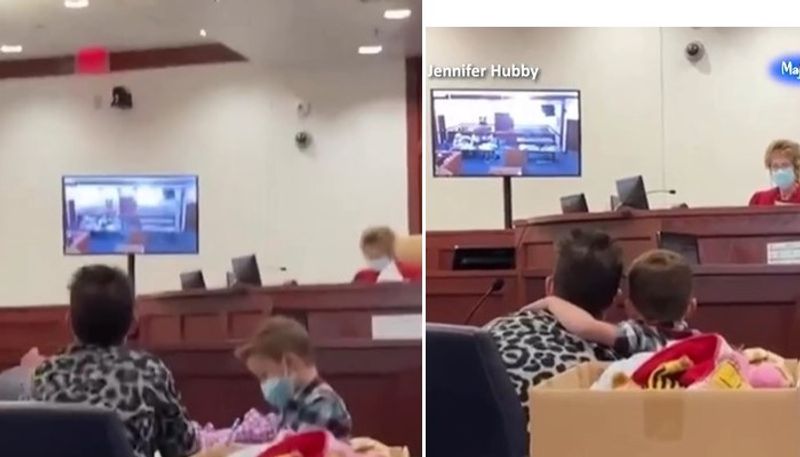 childs emotional speech inside court while adoption process ongoing 