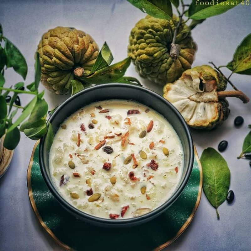 Custard apple fruit recipes in this winter