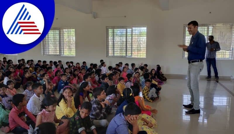 Police Public School celebrated Childrens Day in a special way at Davanagere gvd