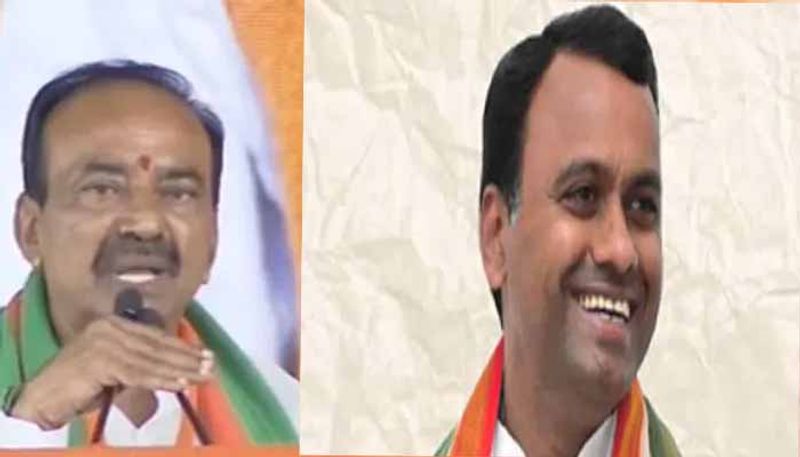 etela rajender and komatireddy raj gopal reddy meet amit shah and jp nadda ksp