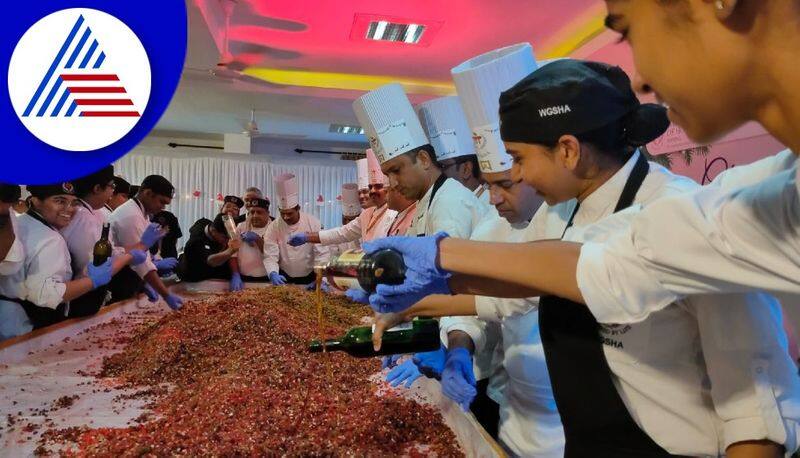 Cake Mixing Ceremony At Manipal In Udupi gvd