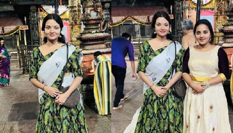 soorya j menon shares pics of her temple visit at kujajadri