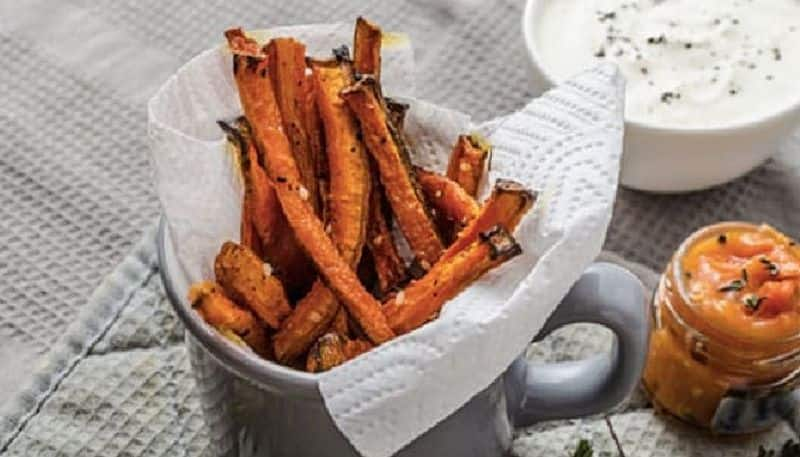 here is the recipe of carrot fries that can prepare easily at home 