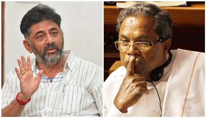 Karnataka assembly Elections supporters of DK shivakumar and siddaramaiah in ticket Fight san