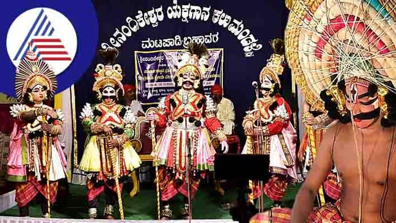 Traditional Yakshagana showcased in matapadi attracts large gathering skr