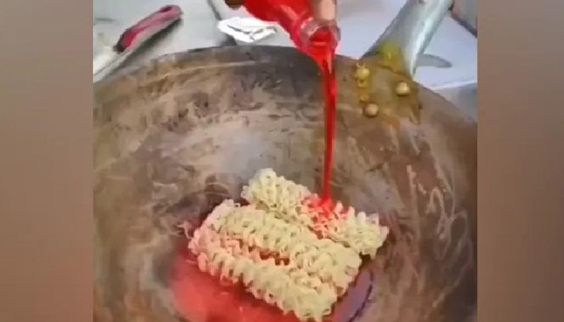 maggi making with energy drink the video gets bundle of trolls 