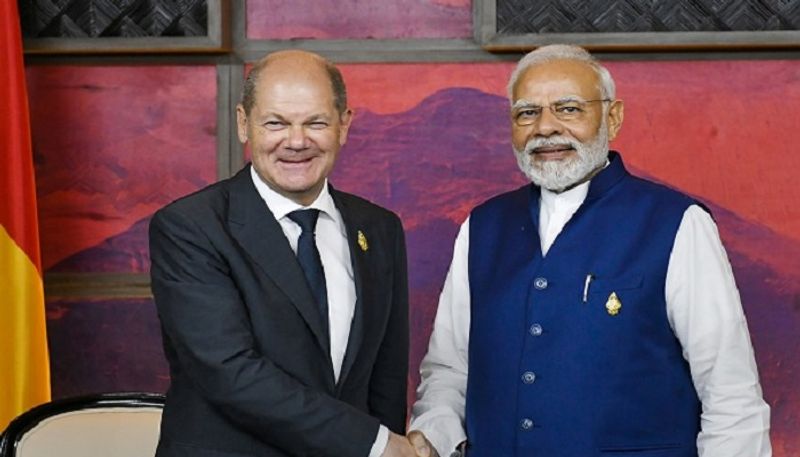 G20 Summit: PM Modi holds bilateral talks with German Chancellor Olaf Scholz AJR