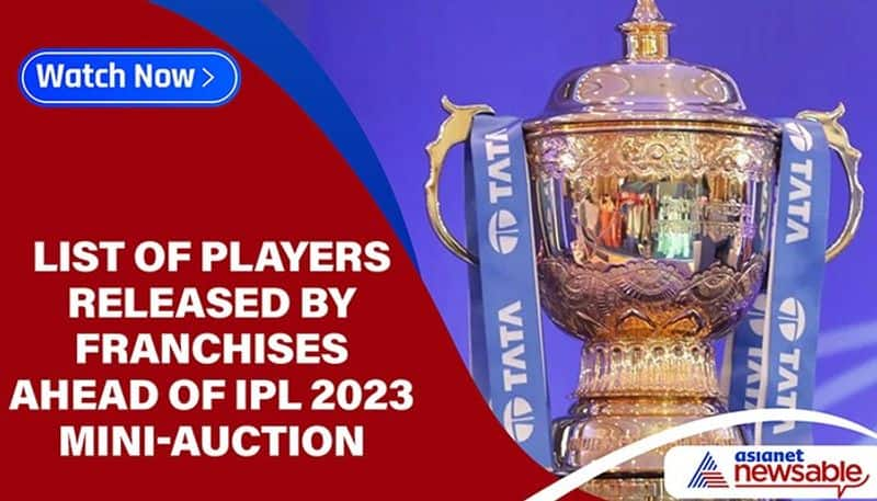 IPL 2023 Auction: Complete list of players released by franchises, purse remaining-ayh