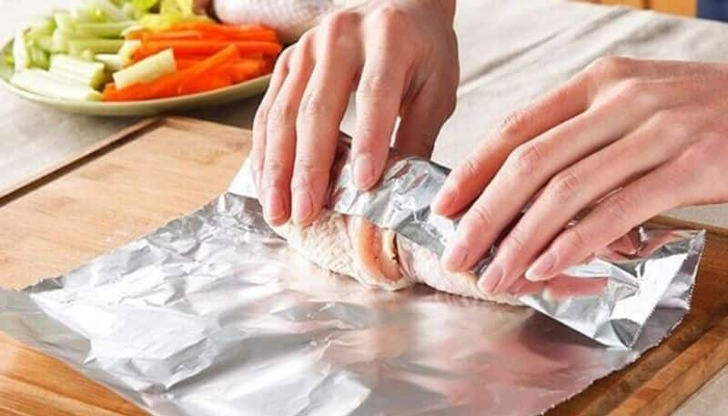 using aluminium foil to wrap food is not good for health