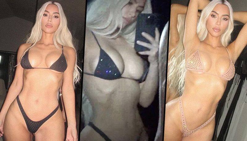 Kim Kardashian latest bikini pictures, video: SKIMS owner launches  new holiday collection of SEXY bra, underwear  RBA