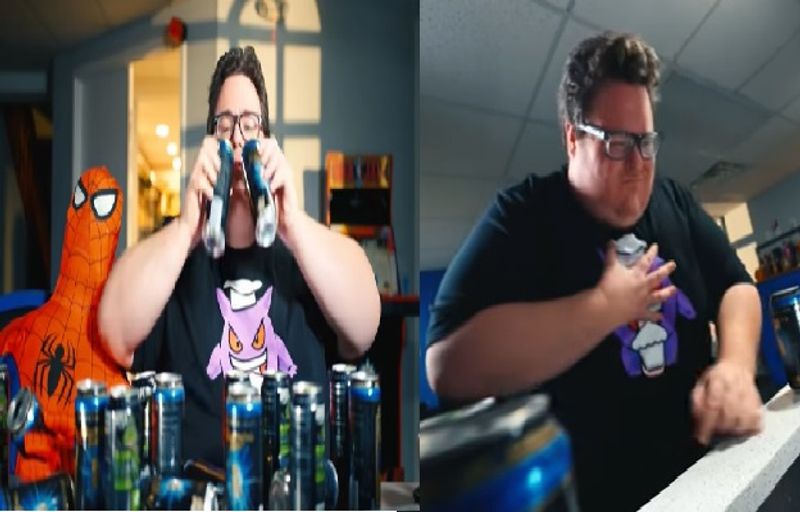 america gamer nearly dies after drinking  energy drinks in ten minutes