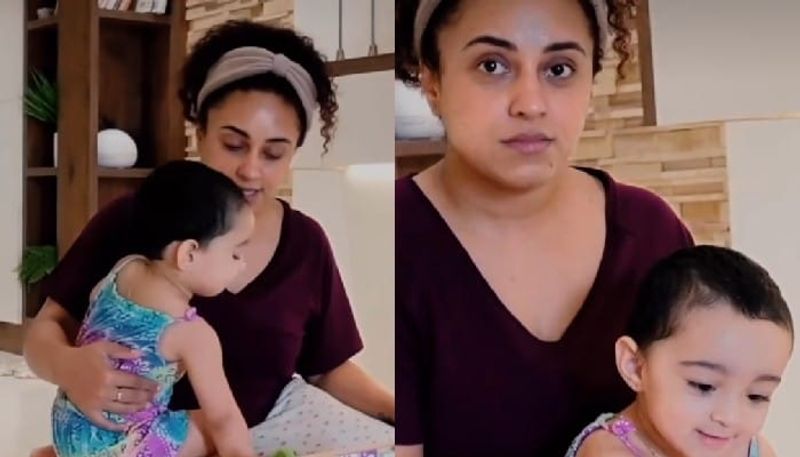 pearley maaney shares video of her child nila baby