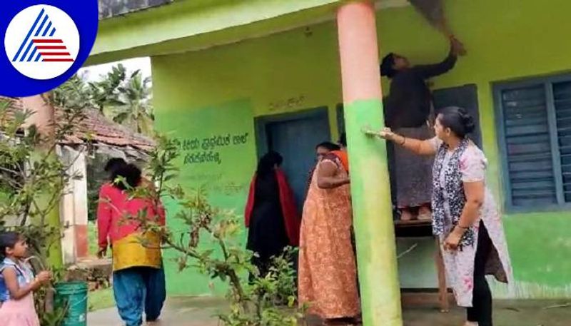 Women Who Given New Look to the Government School in Chikkamagaluru grg