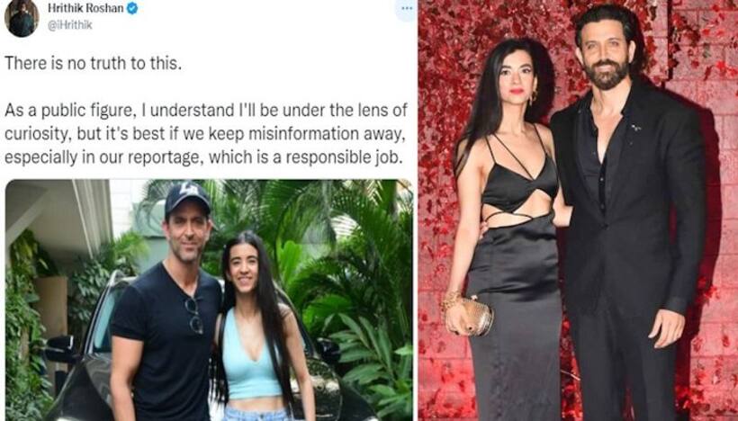 Hrithik Roshan slams news of him moving in with Saba Azad; read what he said