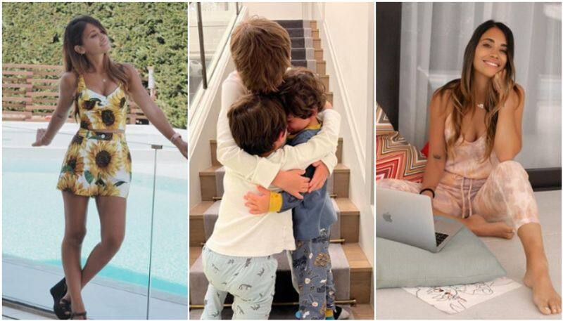 Argentina captain Lionel Messi wife Antonela Roccuzzo shares adorable picture of 3 kids