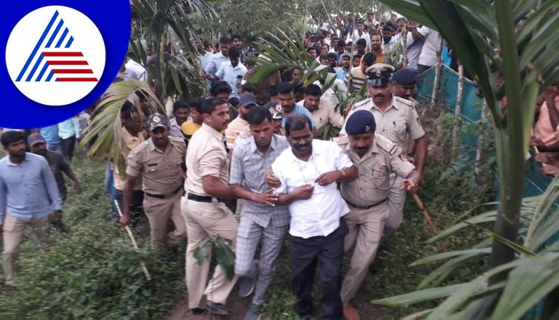 chikkamagaluru hulimane kundur villagers attacked on mla mp kumaraswamy gvd