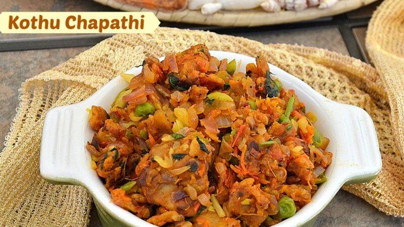 How to make Chilli Kothu Chapati in Tamil