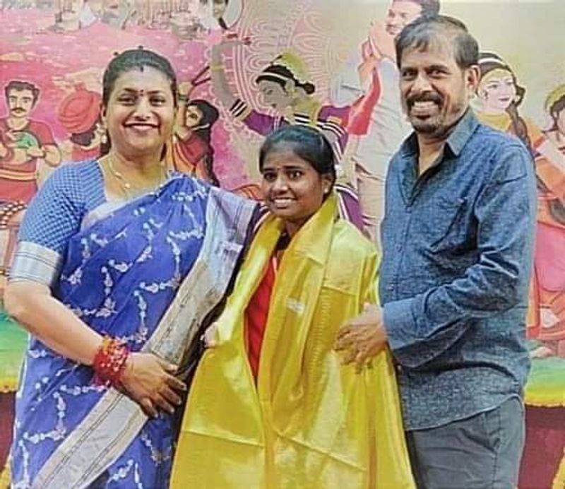 Actress and mla roja who fulfilled her adopted girl medical dream