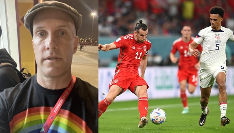 football War of words erupts after US journalist grant wahl detained at Qatar World Cup 2022 stadium over rainbow lgbtq shirt snt