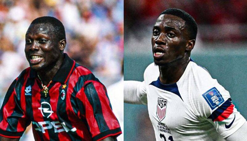 george weah never played at world cup but his son timothy played and scored for his father