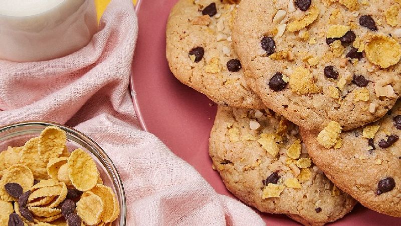 How to make Corn Flakes Cookies in Tamil 