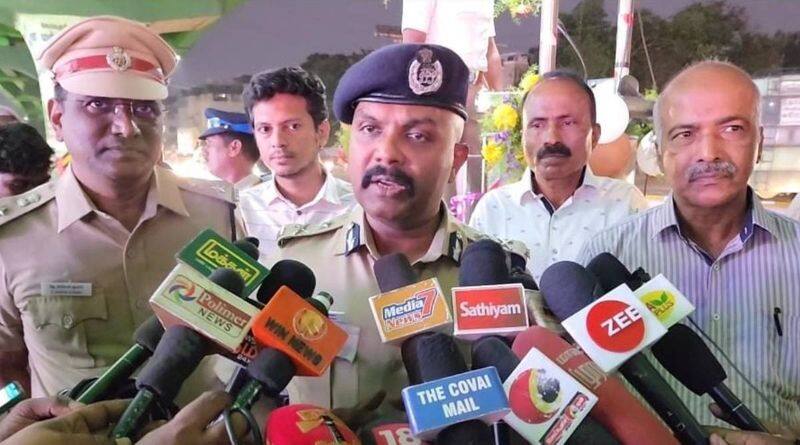 former MPs statement regarding the suspect in front of kottai eswaran temple is wrong says coimbatore police commissioner