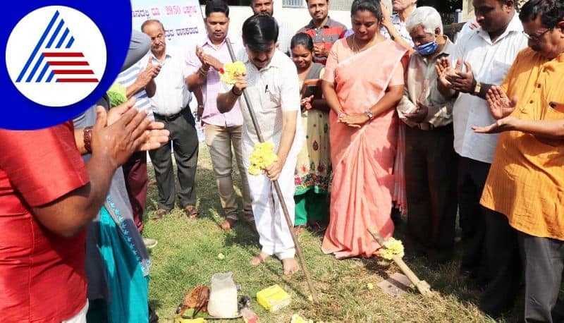 MLA SA Ramadas inaugurate for road asphalting sewerage development at mysuru gvd