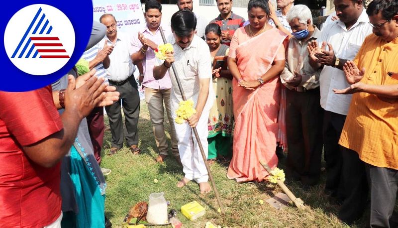 MLA SA Ramadas inaugurate for road asphalting sewerage development at mysuru gvd