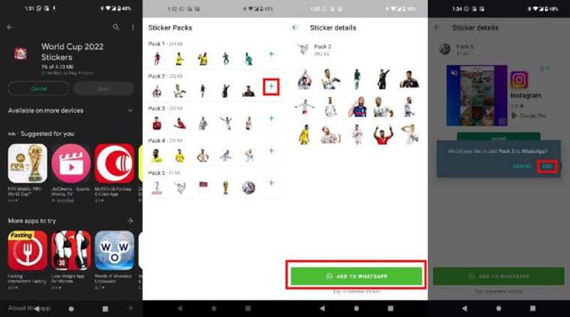 FIFA World Cup 2022: How to send football world cup stickers and GIFs on WhatsApp