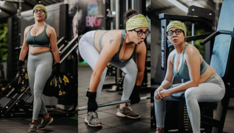 Abhayaa Hiranmayi New WorkOut Photos