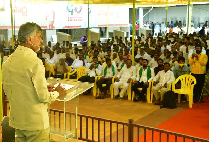 Chandrababu Naidu  Meeting  With  Telangana  TDP Leaders  in Hyderabad lns 