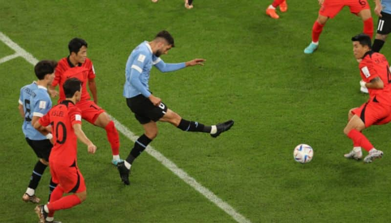 Uruguay drew with South Korea in Qatar world cup 