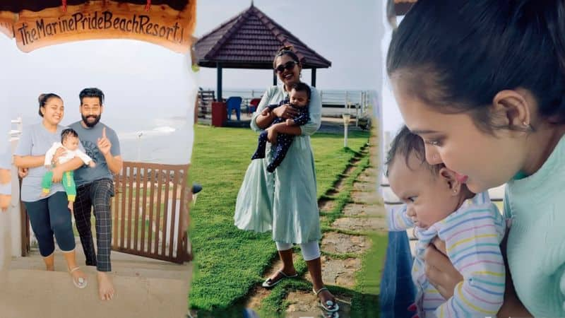 mridhula vijai and yuva krishna shares pics of their family trip