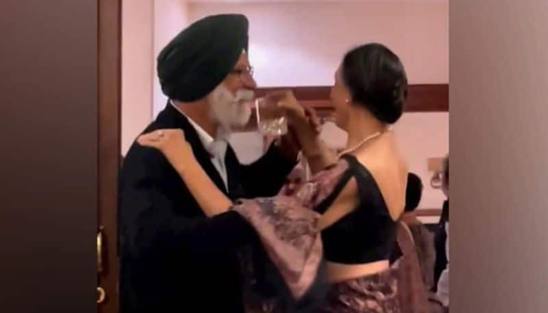 Video Of Elderly Couple Dance in viral video