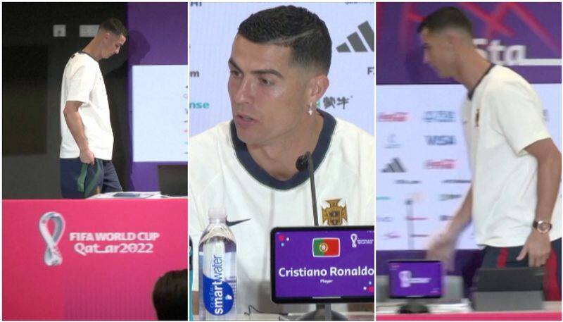 cristiano ronaldo post match press conference lasted for just 132 seconds