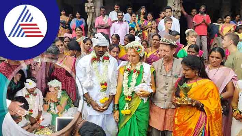 Ballries Young Man Marries Belgium Girl In Hampi Vin