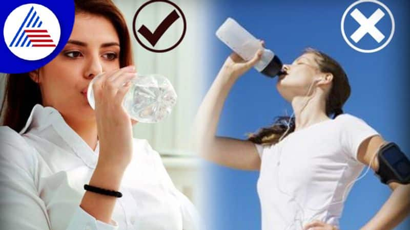 never drink water while standing says experts