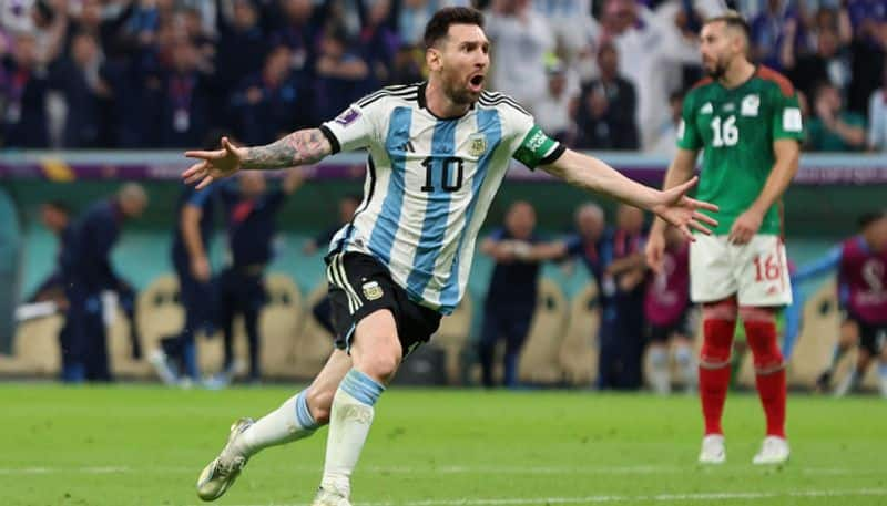 Fifa World cup 2022: Lionel Messi record goal, Argentina beats Mexico