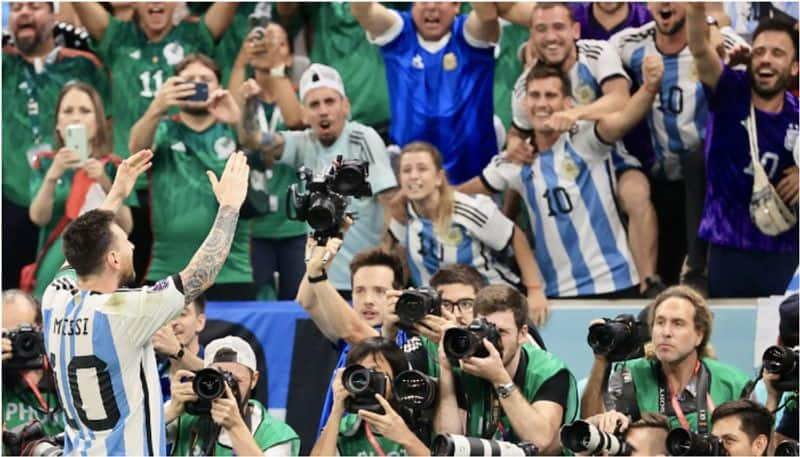 Biggest World Cup crowd in 28 years witnessed Argentina beat Mexico 