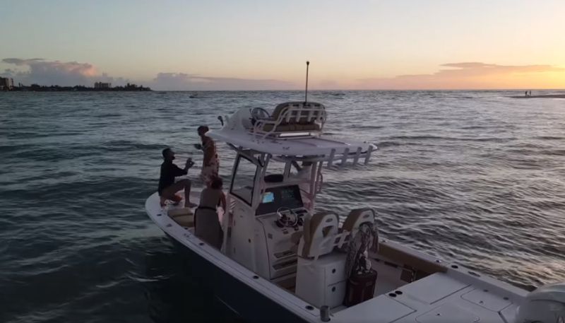 Man Jumps Into Ocean After Ring Falls In During Proposal